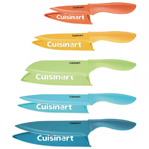 10-Piece Cuisinart Ceramic-Coated Cutlery Set with Blade Guards $14.99 (Reg. $40)