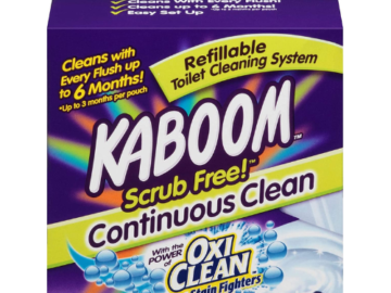 Kaboom Scrub Free! Toilet Bowl Cleaner System with 2 Refills as low as $10.49 Shipped Free (Reg. $12.57) – FAB Ratings!