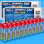 FOUR Sets of 20-Count UltraMAX AAA Batteries as low as $8.99 EACH Set (Reg. $10) + Free Shipping! 45¢ per Battery + Buy 4, Save 5% + 10-Year Shelf Life!