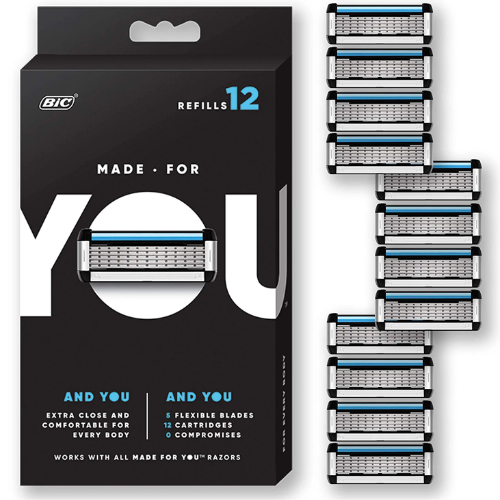 12-Count Made for YOU by BIC Shaving Razor Refill Cartridge Blades as low as $10.22 Shipped Free (Reg. $30.29) – 85¢/ 5-Blade Refill!