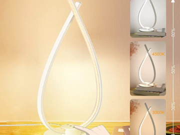 LED Spiral Table Lamp $26.99 After Coupon (Reg. $70) + Free Shipping