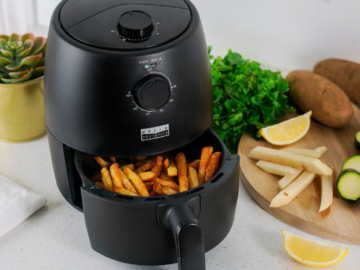 Today Only! Bella Pro Series 2-qt. Analog Air Fryer $17.99 (Reg. $44.99) – High Performance Circular Heat Technology