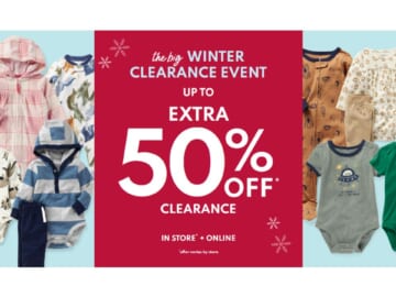 Carter’s Clearance Up to 85% Off