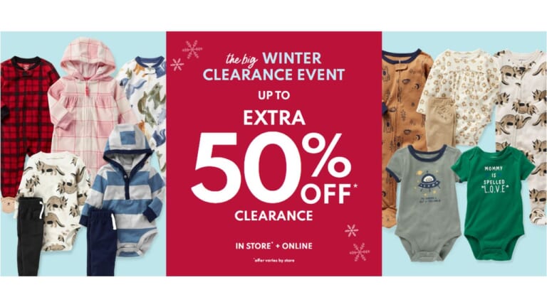 Carter’s Clearance Up to 85% Off