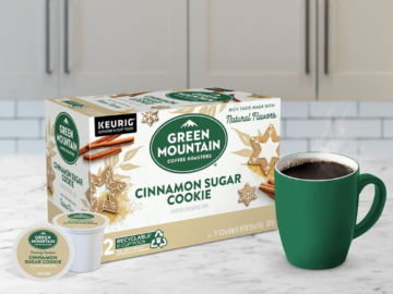 72-Count Green Mountain Coffee Roasters Cinnamon Sugar Cookie K-Cup Pods as low as $22.90 Shipped Free (Reg. $47.97) – 32¢/pod!