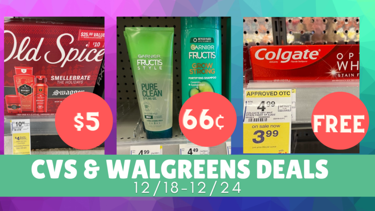 Video: Top CVS & Walgreens Deals 12/18-12/24