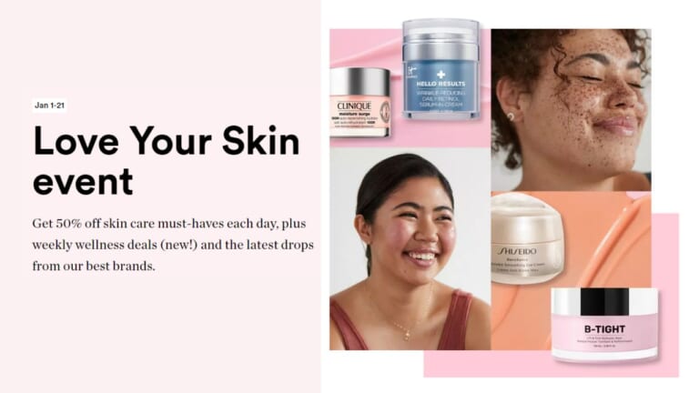 Ulta Love Your Skin Event | 50% Off Skin Care