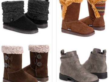 Hot Deals on Boots & Booties by MUK LUKS + Extra 10% off!