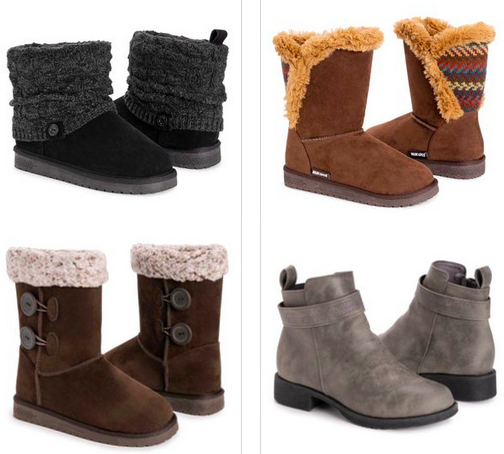 Hot Deals on Boots & Booties by MUK LUKS + Extra 10% off!