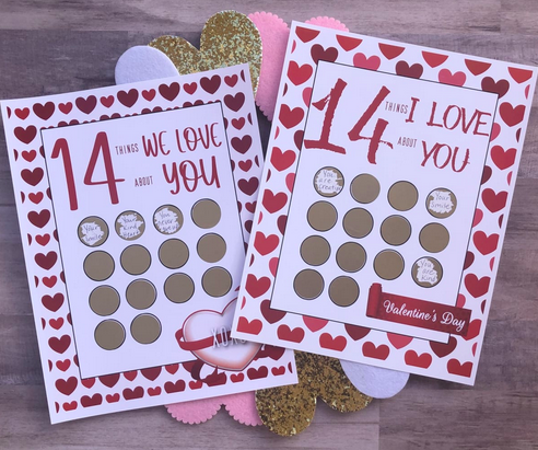 14 Things I Love About You Valentine’s Scratch Off only $11.99 shipped!