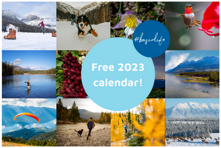 Free 2023 Columbia Basin Calendar!