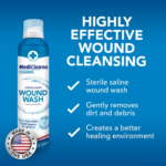 MediCleanse First Aid Sterile Saline Wound Wash, 7.4 Oz Spray $7.74 After Coupon (Reg. $10.34)