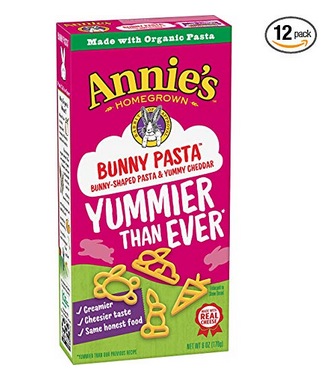 Annie’s Bunny Shape Pasta & Yummy Cheese Macaroni & Cheese (12 pack) only $9.91 shipped!