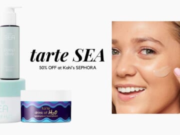 Kohl’s Sephora | 50% off Tarte SEA Products