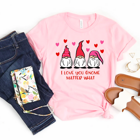 Gnome Valentine’s Day Tees only $19.99 shipped!