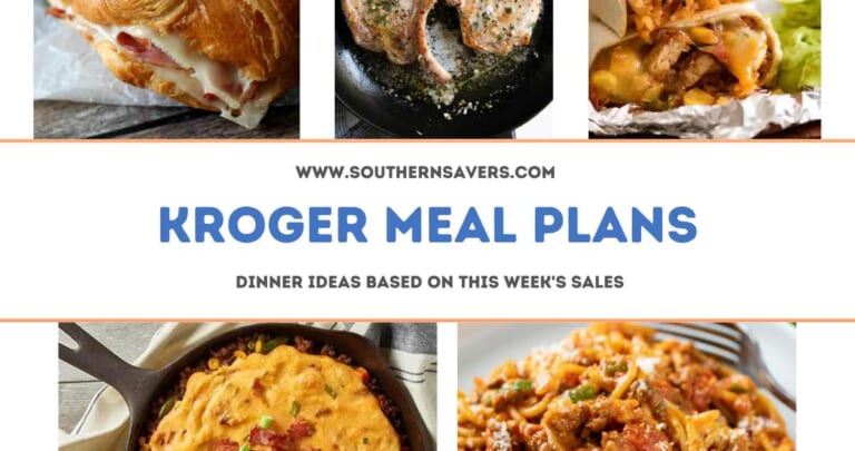 kroger meal plans 1/4