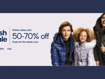 Macy’s Flash Sale | 50-70% Off Coats