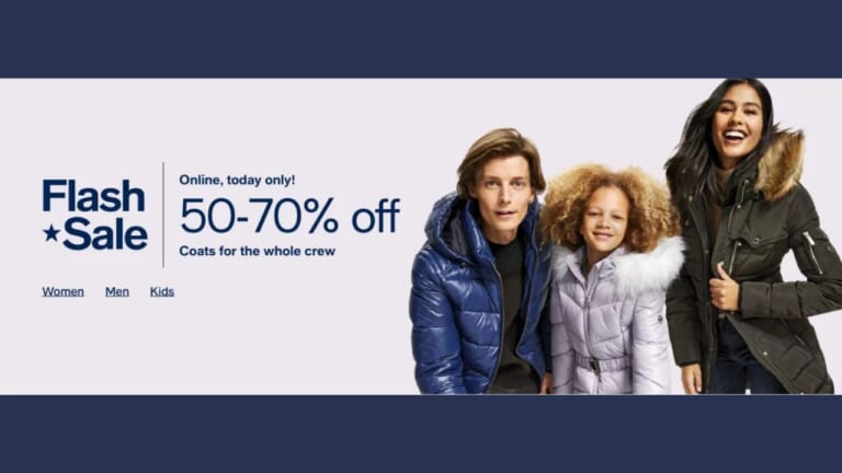 Macy’s Flash Sale | 50-70% Off Coats