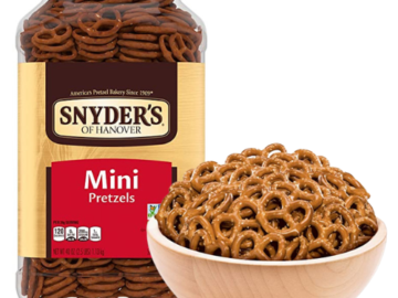 Snyder’s of Hanover Mini Pretzels, 40-oz $8.89 (Reg. $18.10)