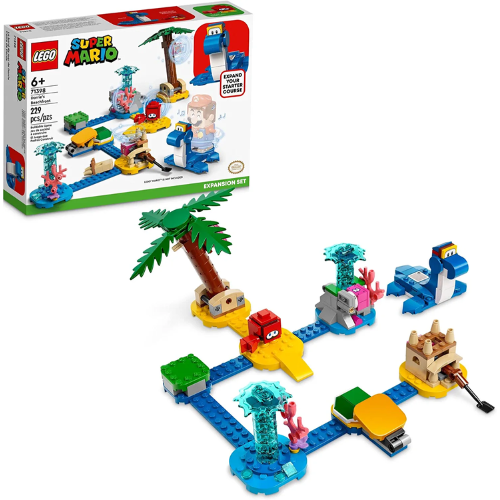 LEGO 229-Piece Super Mario Dorrie’s Beachfront Expansion Set Building Kit $19.99 (Reg. $30) – LOWEST PRICE