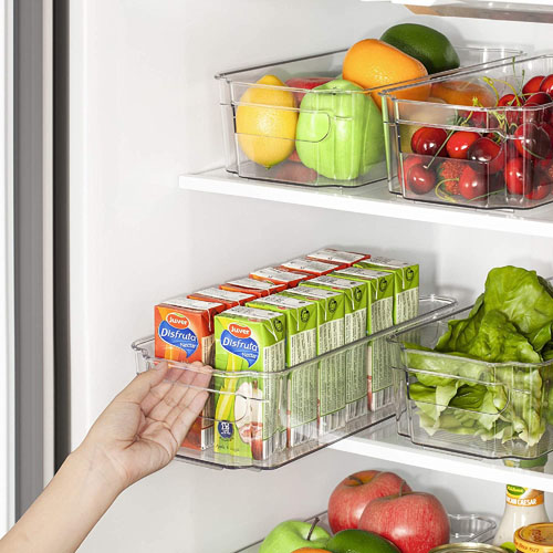 8-Pieces BPA Free Refrigerator Organizer Plastic Bins $20.99 After Coupon (Reg. $30.68) – $2.62/12.5″ Long Bin + FAB Ratings!