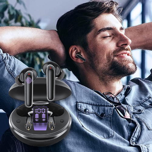 Wireless Bluetooth 5.1 Headphones $29.99 After Coupon (Reg. $39.99) + Free Shipping – FAB Ratings!