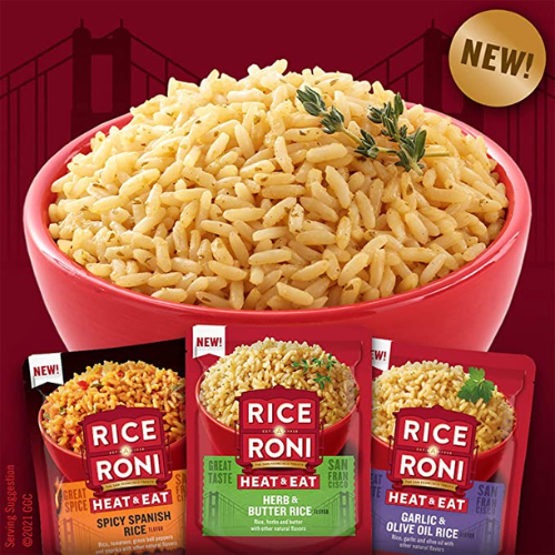 6-Count Rice A Roni Heat & Eat Rice, 3 Flavor Variety Pack, 8.8 Oz as low as $14.27 After Coupon (Reg. $18.23) + Free Shipping – $2.38/Pouch