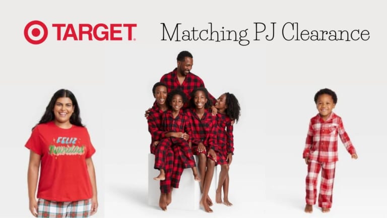 Matching Holiday Pajamas Starting at $3.15