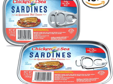 18 Pack Chicken of the Sea Sardines In Hot Sauce, 3.75 Oz as low as $22.82 After Coupon (Reg. $30.52) + Free Shipping – $1.25/Can