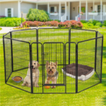 Create a safe and secure play area for your furry friend with this Yaheetech 8-Panel Dog Exercise Pen for just $112.49 (Reg. $191.99)