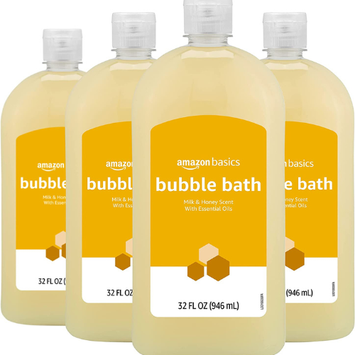 4-Pack Amazon Basics Milk & Honey Bubble Bath as low as $10.81 Shipped Free (Reg. $18.49) – $2.70/32 fl oz bottle!