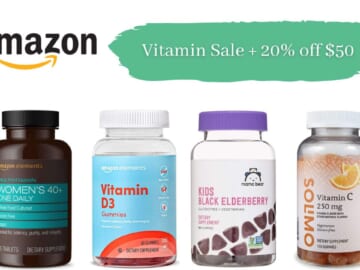 BIG Savings on Amazon Brand Vitamins