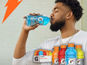 24-Count Gatarade Classic Thirst Quencher Variety Pack $13.71 (Reg. $16.29) – 57¢/ 12 Fl Oz Bottle!