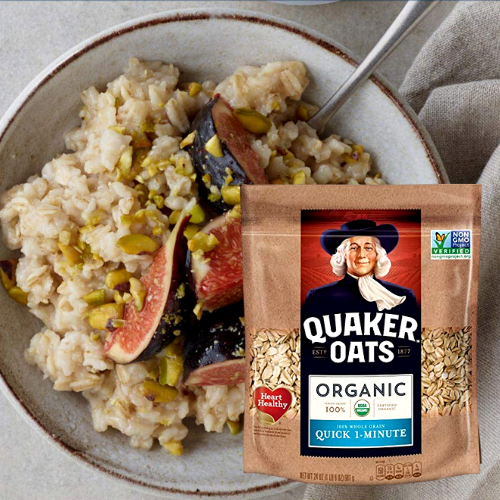 4-Pack Quaker Organic Quick Cook Oatmeal, 24 Oz as low as $16.56 After Coupon (Reg. $26.48) + Free Shipping – $4.14/Bag