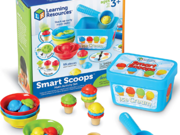 55-Piece Learning Resources Smart Scoops Math Activity Set $14.54 (Reg. $28) – Great Gift for Kids!