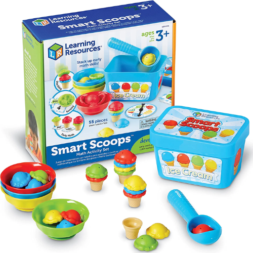 55-Piece Learning Resources Smart Scoops Math Activity Set $14.54 (Reg. $28) – Great Gift for Kids!