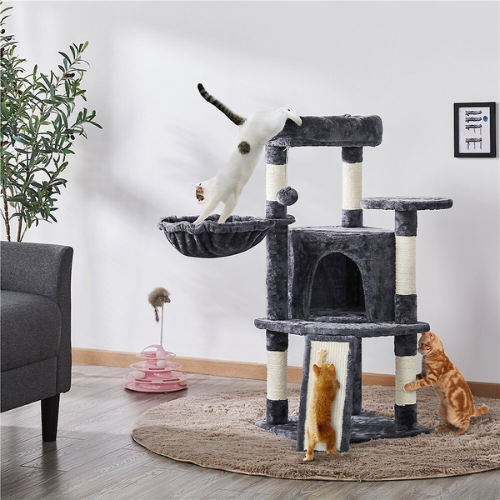 Your cats are sure to love  this Yaheetech Professional 42-in Cat Tree for just $52.99 Shipped Free (Reg. $58.99) – FAB Ratings!