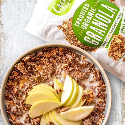 6-Pack Apple Cinnamon Flavor Organic Sprouted Granola as low as $16.75 After Coupon (Reg. $37.23) + Free Shipping! $2.79/ 8 Oz Bag – Gluten Free