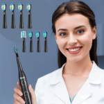 TWO Ultrasonic Electric Rechargeable Toothbrush Set with 8 Heads $17.59 EACH Set (Reg. $39.99) + Buy 2, Save 10%