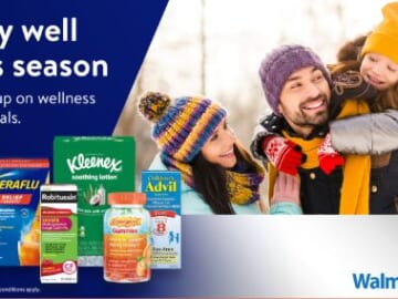 $10 Gift Card with $25 Purchase of Health & Wellness Items at Walmart