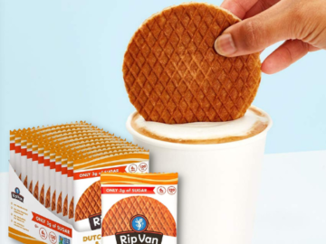 12-Count Rip Van WAFELS Dutch Caramel & Vanilla Stroopwafels as low as $16.99 Shipped Free (Reg. $23.99) – $1.42/pouch!