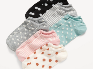 Women’s Novelty Ankle Socks 6-Pack only $4.99 at Old Navy!