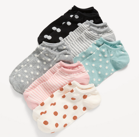 Women’s Novelty Ankle Socks 6-Pack only $4.99 at Old Navy!