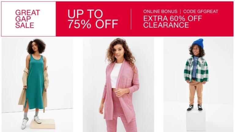 Gap Factory | Up to 75% Off + 60% Off Clearance