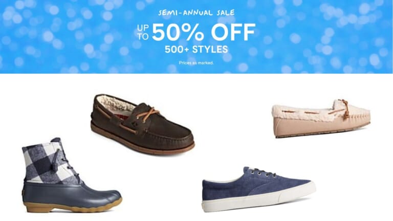 Sperry Semi-Annual Sale | Up To 50% Off