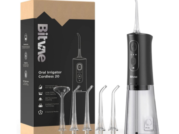 Bitvae Water Flosser with 6 Attachments only $18.99 shipped!