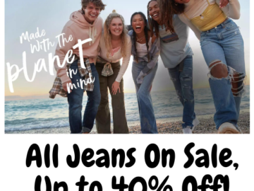 American Eagle: All Jeans On Sale, Up to 40% Off!