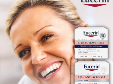 2-Pack Eucerin Anti-Wrinkle Day and Night Face Cream Bundle as low as $10.23 Shipped Free (Reg. $22)