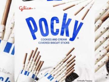 FOUR 4.57 Oz Boxes Glico Pocky Cookie And Cream Covered Biscuit Sticks as low as $2.81 EACH (Reg. $6) + Free Shipping + Buy 4, save 5%