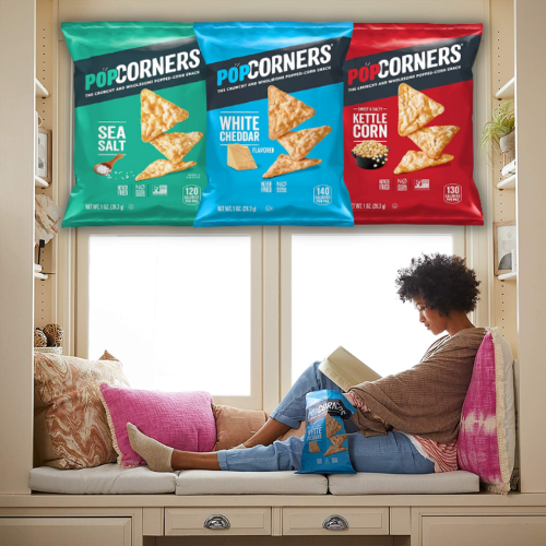 20-Count 3-Flavor Variety Pack PopCorners Gluten-Free Chips as low as $11.06 After Coupon (Reg. $20) + Free Shipping! 55¢ per 1 Oz Bag! Sea Salt, Kettle Corn, & White Cheddar Flavors!